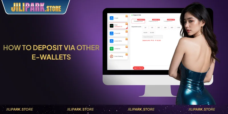 Jilipark Deposit Guide – How to Add Funds Using GCash 3 instructions for using digital wallets like paymaya or coins.ph to deposit