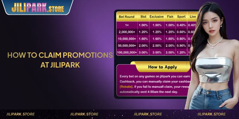 Jilipark Promotions – Bonuses and Player Rewards 3 step-by-step guide on how to claim jilipark casino promotions