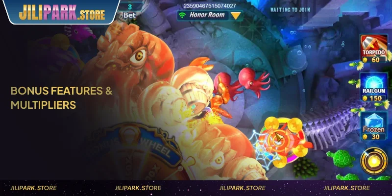 Mega Fishing Guide – Gameplay, Bosses & Key Features 3 summary of the slot's bonus triggers and win-boosting multipliers